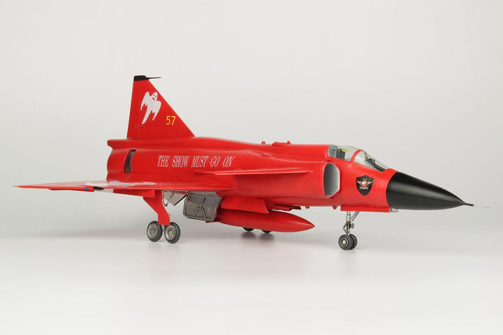 1/48 スウェーデン空軍 AJS37 ビゲン 'レッドビゲン' 第10航空団解散記念塗装機 エッチングパーツ付属