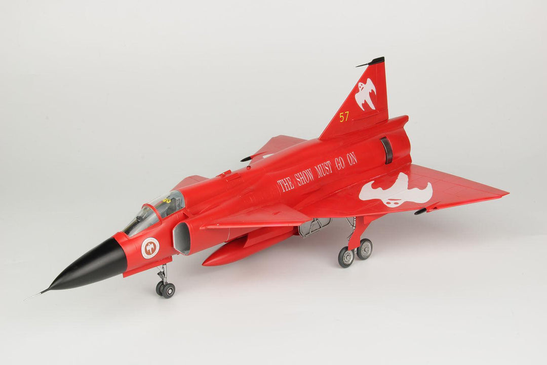 1/48 スウェーデン空軍 AJS37 ビゲン 'レッドビゲン' 第10航空団解散記念塗装機 エッチングパーツ付属