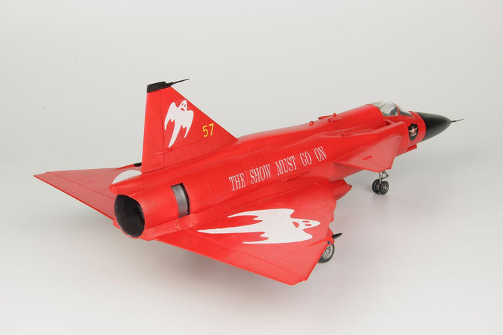 1/48 スウェーデン空軍 AJS37 ビゲン 'レッドビゲン' 第10航空団解散記念塗装機 エッチングパーツ付属