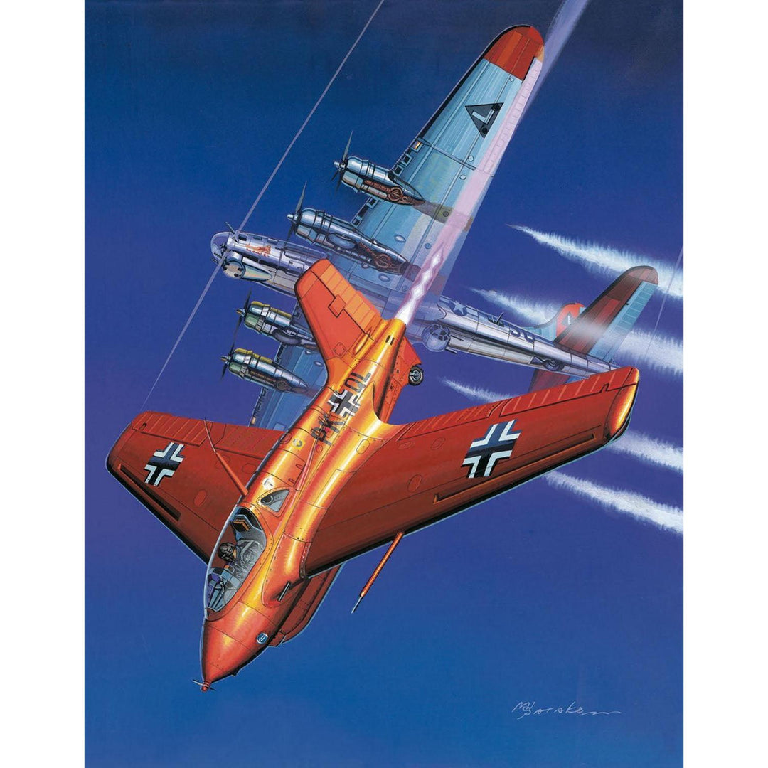 1/48 WW.II ドイツ軍 メッサーシュミットMe163 コメート エンジン付属