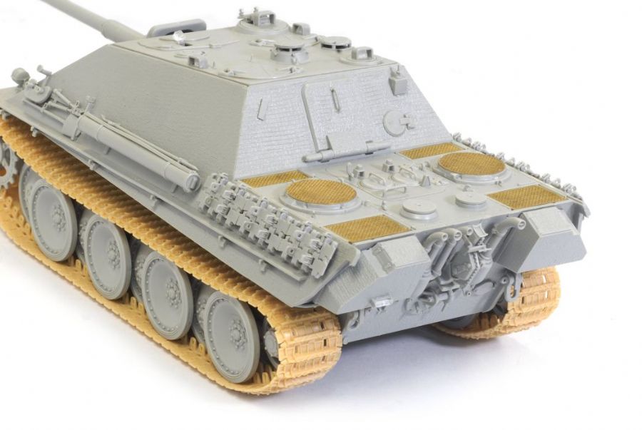 1/35 WW.II ドイツ軍 重駆逐戦車 ヤークトパンターAusf.G1初期生産型 ツィンメリットコーティング仕様 マジックトラック/アルミ砲身/3Dプリントマズルブレーキ付属