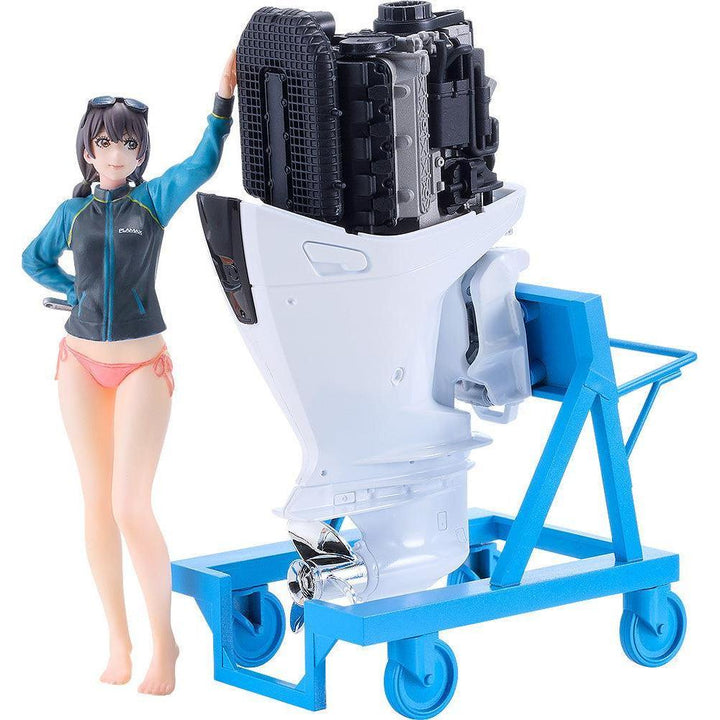 PLAMAX minimum factory MF-97 みのり with ホンダ船外機BF350 グランプリホワイト 1/20スケール