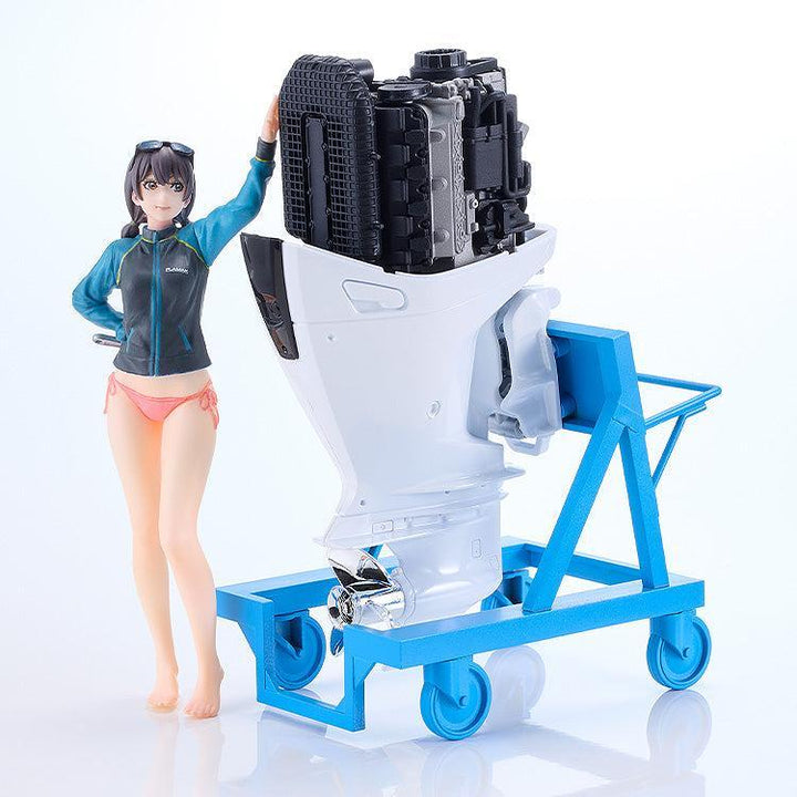 PLAMAX minimum factory MF-97 みのり with ホンダ船外機BF350 グランプリホワイト 1/20スケール