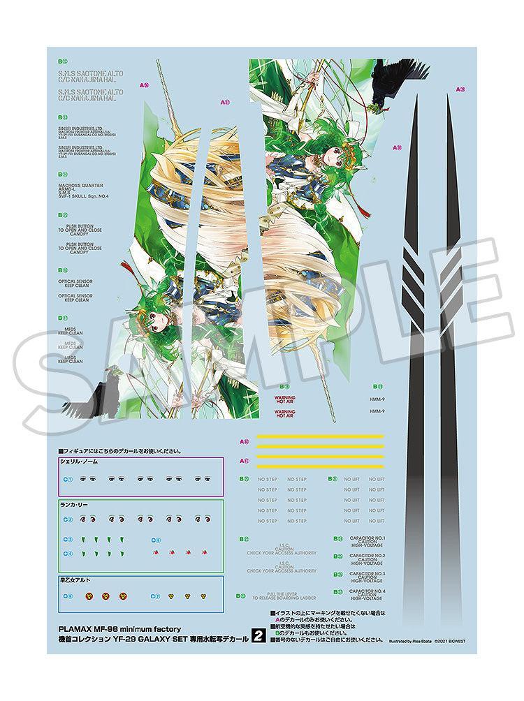 PLAMAX minimum factory MF-98 機首コレクション YF-29 GALAXY SET 1
