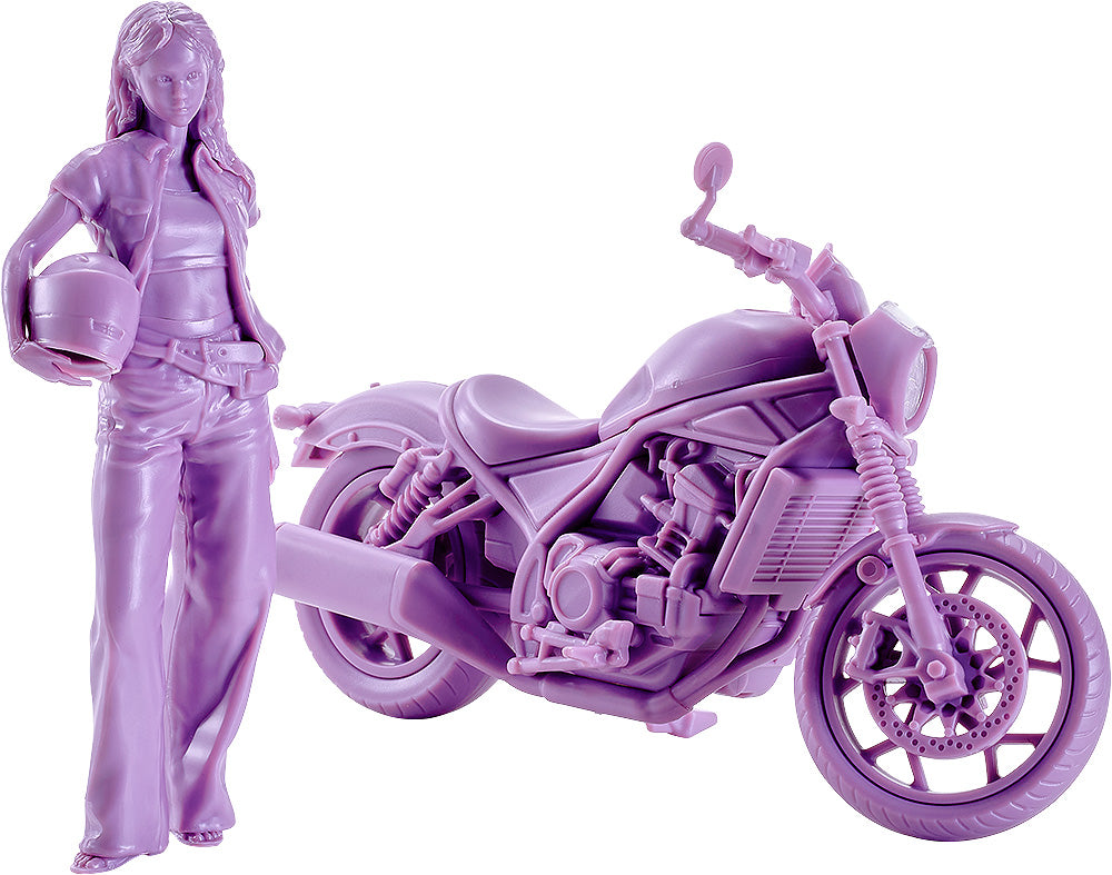 1/20 PLAMAX MF-101 Rider's portrait Honda Rebel 1100 ラベンダー