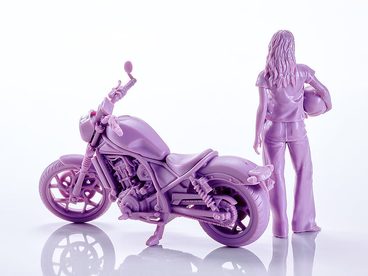 1/20 PLAMAX MF-101 Rider's portrait Honda Rebel 1100 ラベンダー