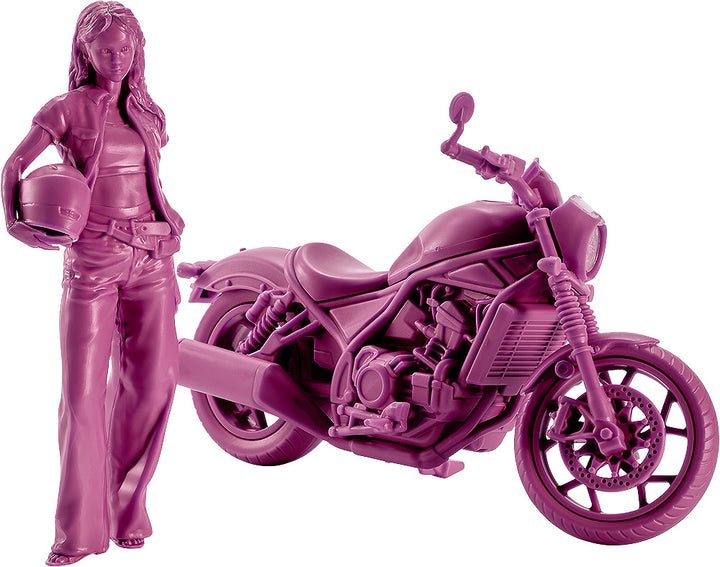 1/20 PLAMAX MF-101 Rider's portrait Honda Rebel 1100 ワインレッド