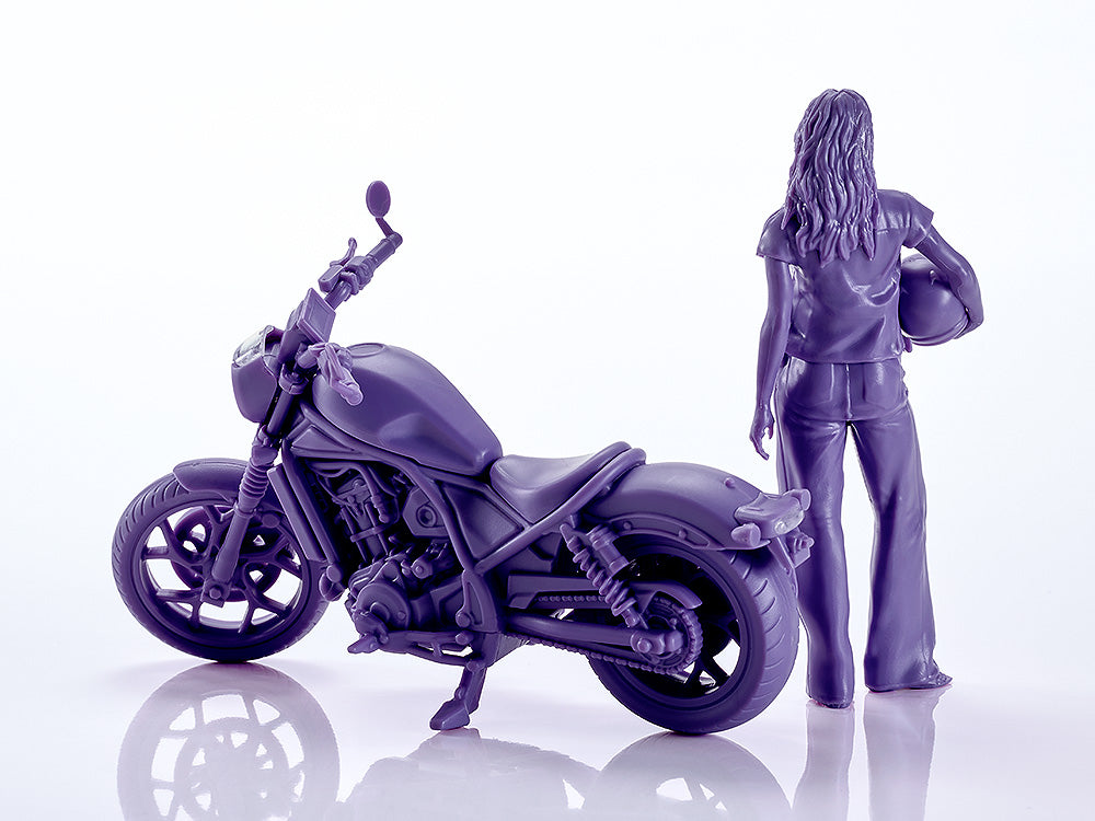 1/20 PLAMAX MF-101 Rider's portrait Honda Rebel 1100 ネイビー