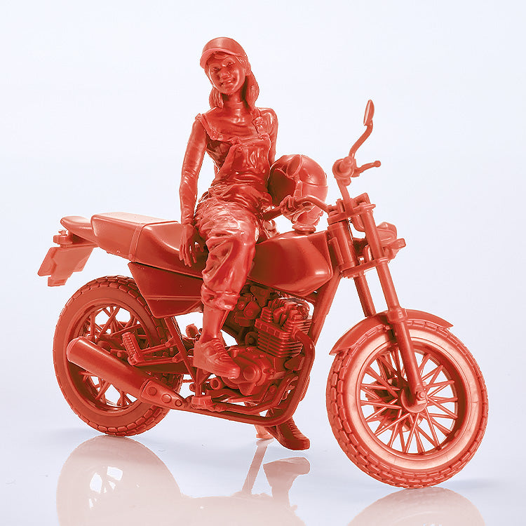 1/20 PLAMAX MF-103 Rider's portrait Honda FTR 223 レッド