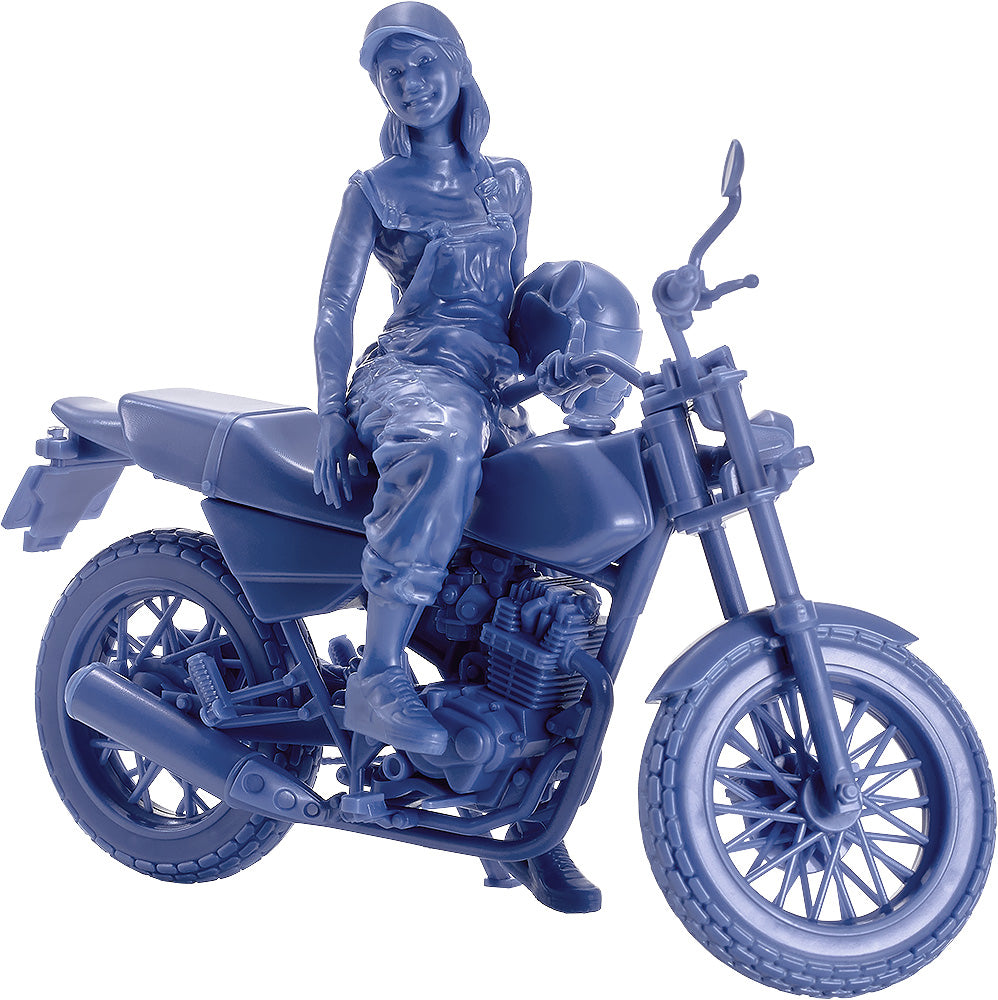 1/20 PLAMAX MF-103 Rider's portrait Honda FTR 223 ブルー