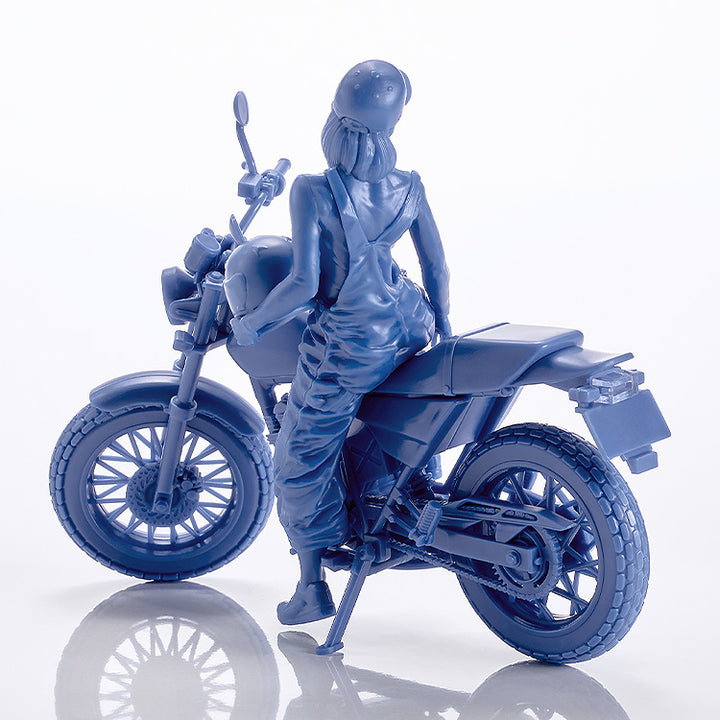 1/20 PLAMAX MF-103 Rider's portrait Honda FTR 223 ブルー