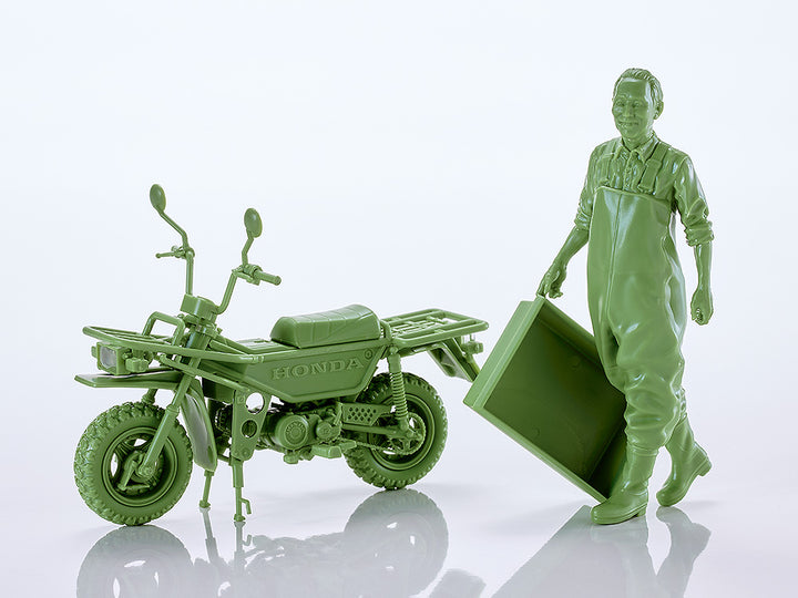 1/20 PLAMAX MF-104 Rider's portrait Honda MOTRA グリーン