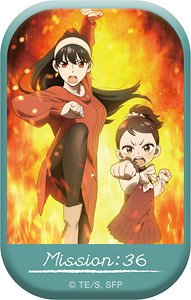 スクエア缶バッジ  MISSION:36「バーリントン・ラブ/〈夜帷の日常〉 」