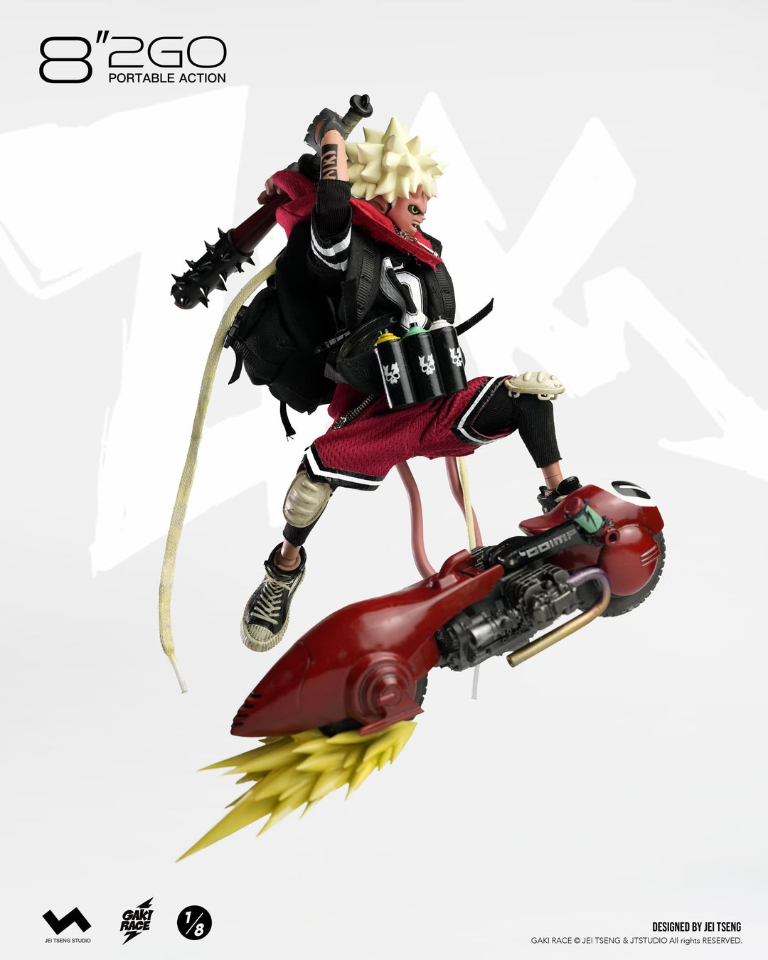 8”2GO GAKIRACE- ZAIKI 1/8スケール