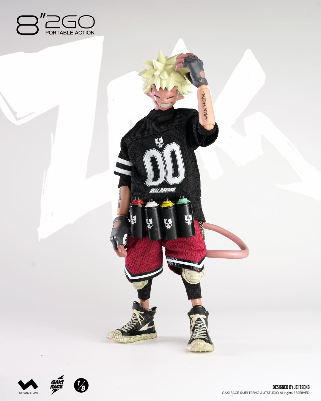 8”2GO GAKIRACE- ZAIKI 1/8スケール