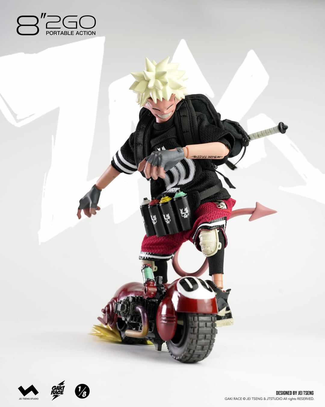 8”2GO GAKIRACE- ZAIKI 1/8スケール