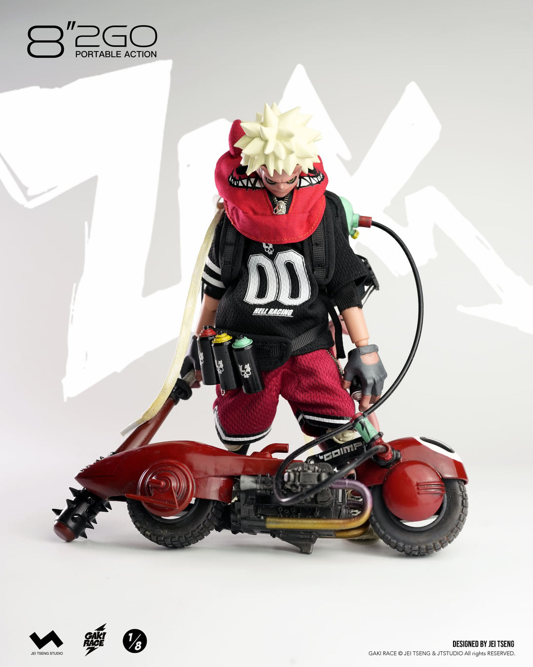 8”2GO GAKIRACE- ZAIKI 1/8スケール