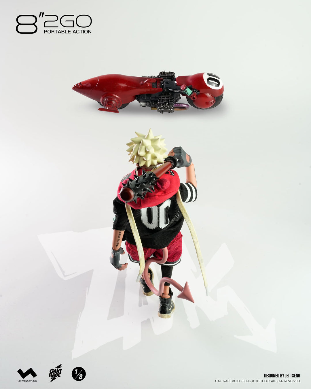 8”2GO GAKIRACE- ZAIKI 1/8スケール