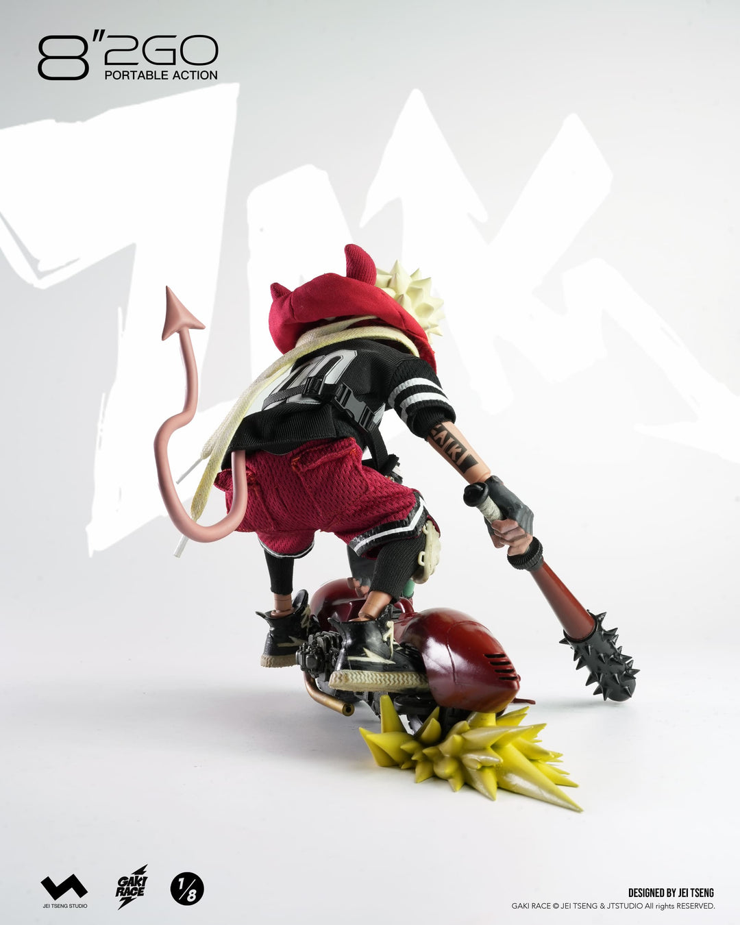 8”2GO GAKIRACE- ZAIKI 1/8スケール