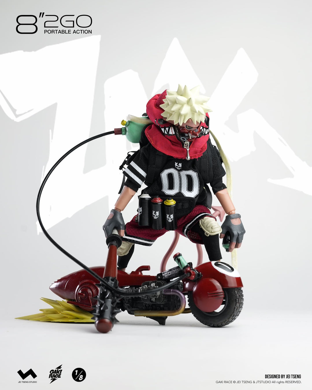 8”2GO GAKIRACE- ZAIKI 1/8スケール