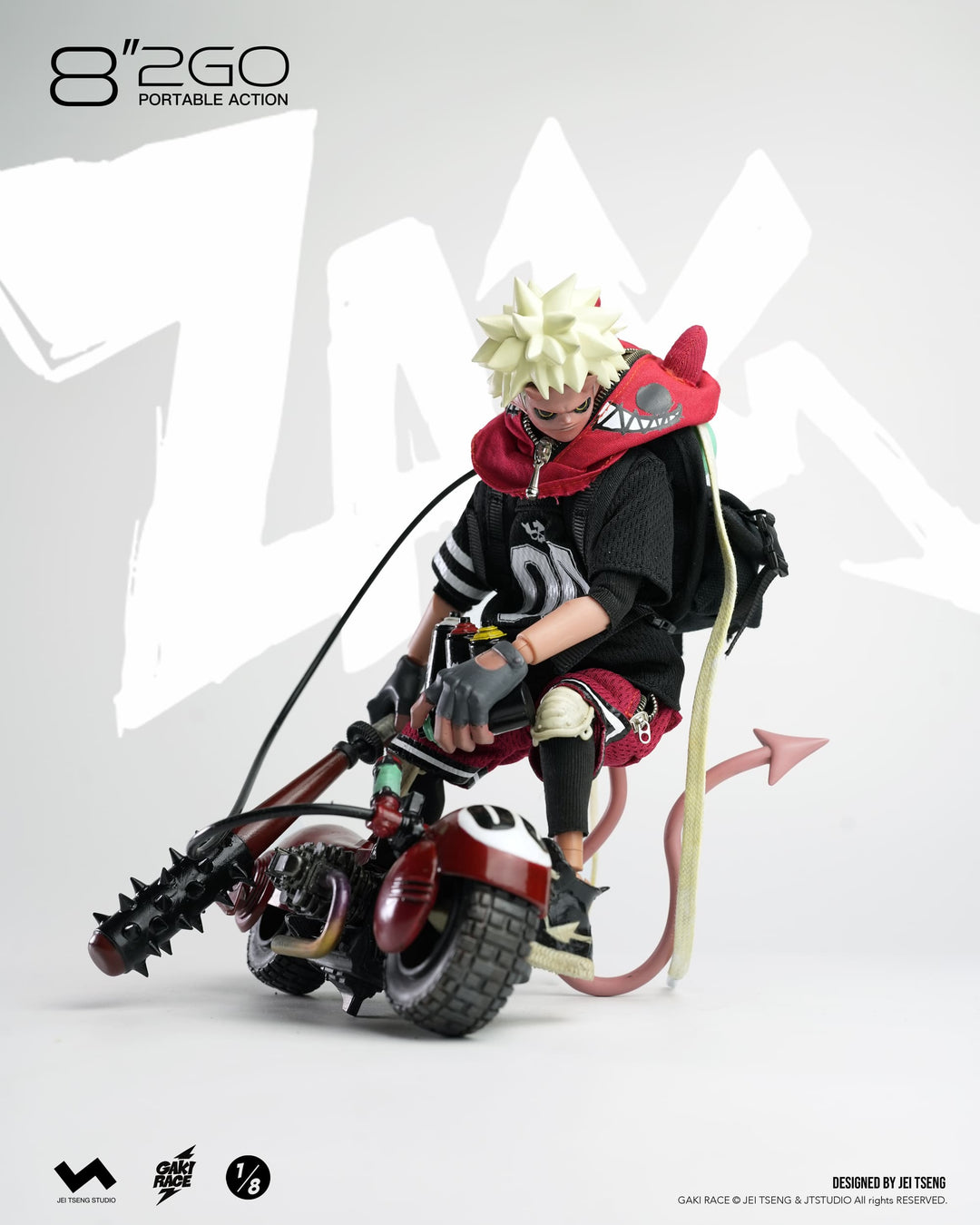 8”2GO GAKIRACE- ZAIKI 1/8スケール