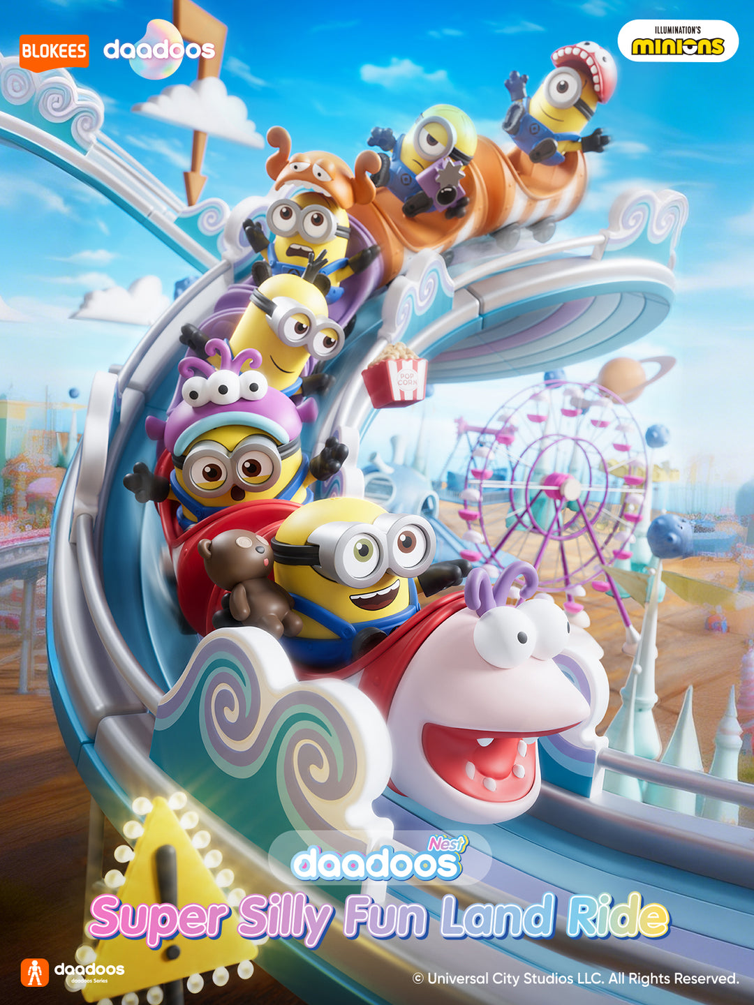 [BOX販売]ミニオンズdaadoos ネスト・シリーズ01 ローラー・ドーラブル・コースター 75891 -6個入りBOX-