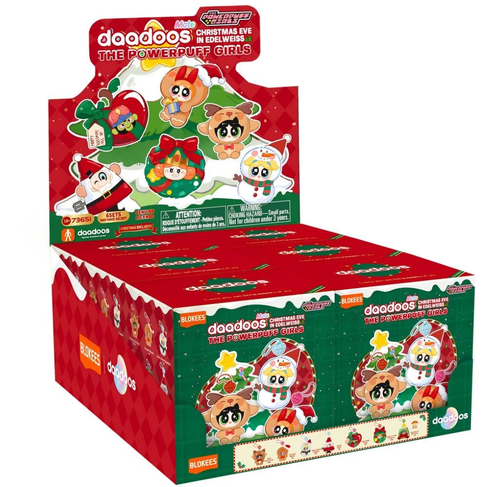 [BOX販売]パワーパフガールズ ダードゥーズ MATE01 スノーフレークホロウのクリスマスイブ 73651 -6個入りBOX-