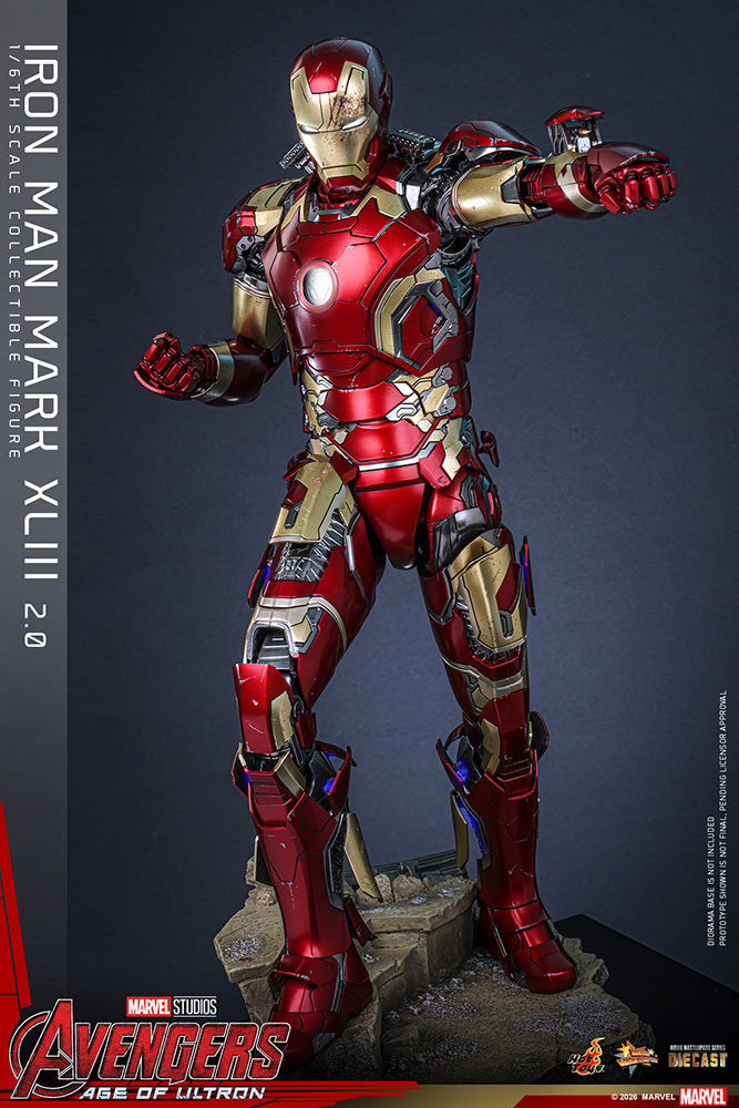 ムービー・マスターピース DIECAST アイアンマン・マーク43（2.0版） 1/6スケール