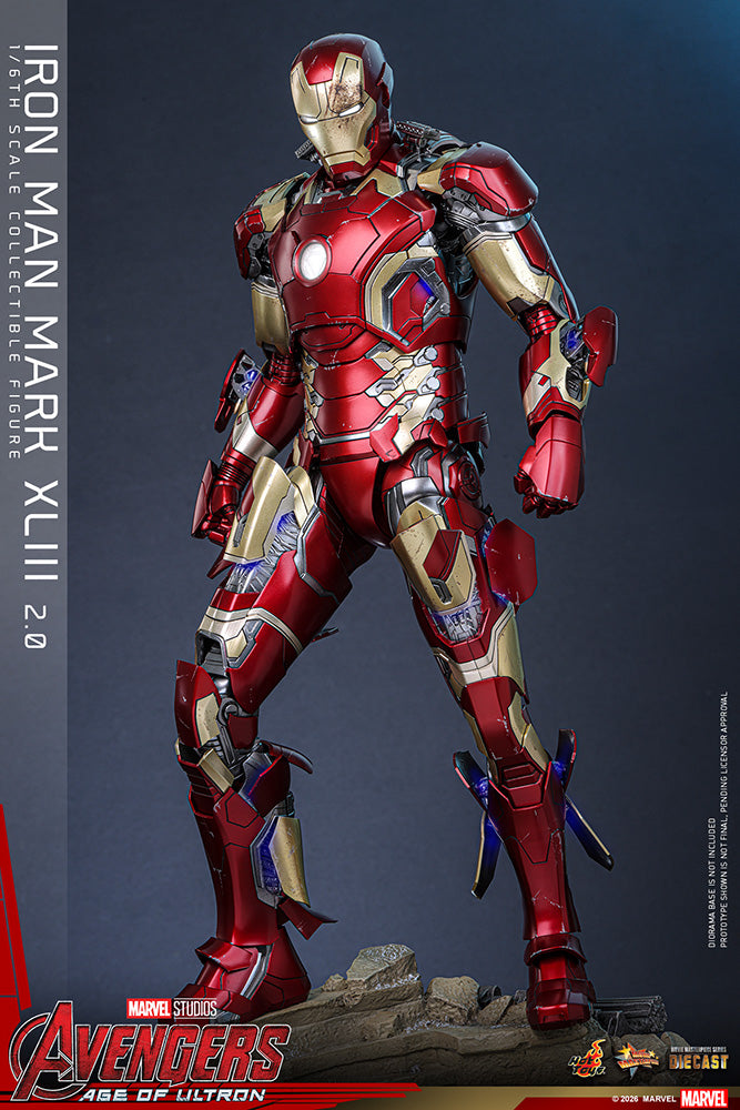 ムービー・マスターピース DIECAST アイアンマン・マーク43（2.0版） 1/6スケール