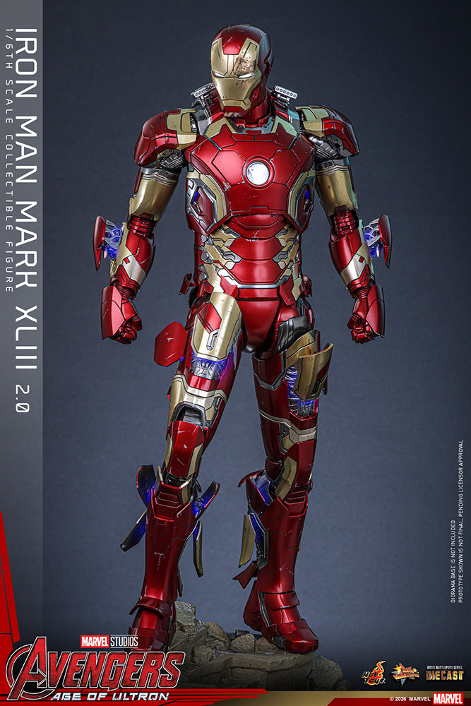 ムービー・マスターピース DIECAST アイアンマン・マーク43（2.0版） 1/6スケール