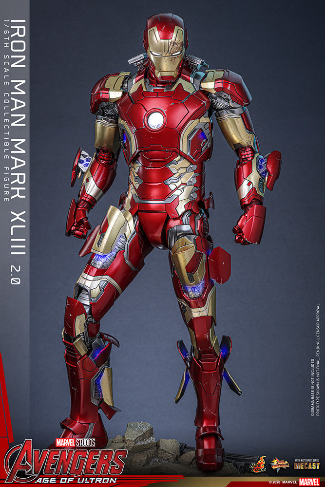 ムービー・マスターピース DIECAST アイアンマン・マーク43（2.0版） 1/6スケール
