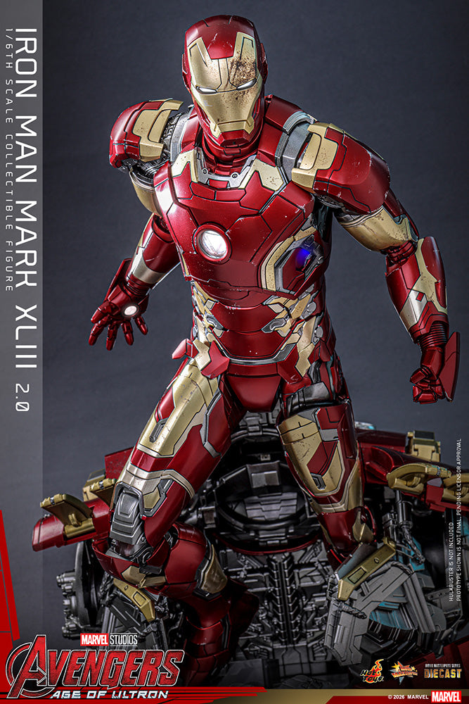 ムービー・マスターピース DIECAST アイアンマン・マーク43（2.0版） 1/6スケール