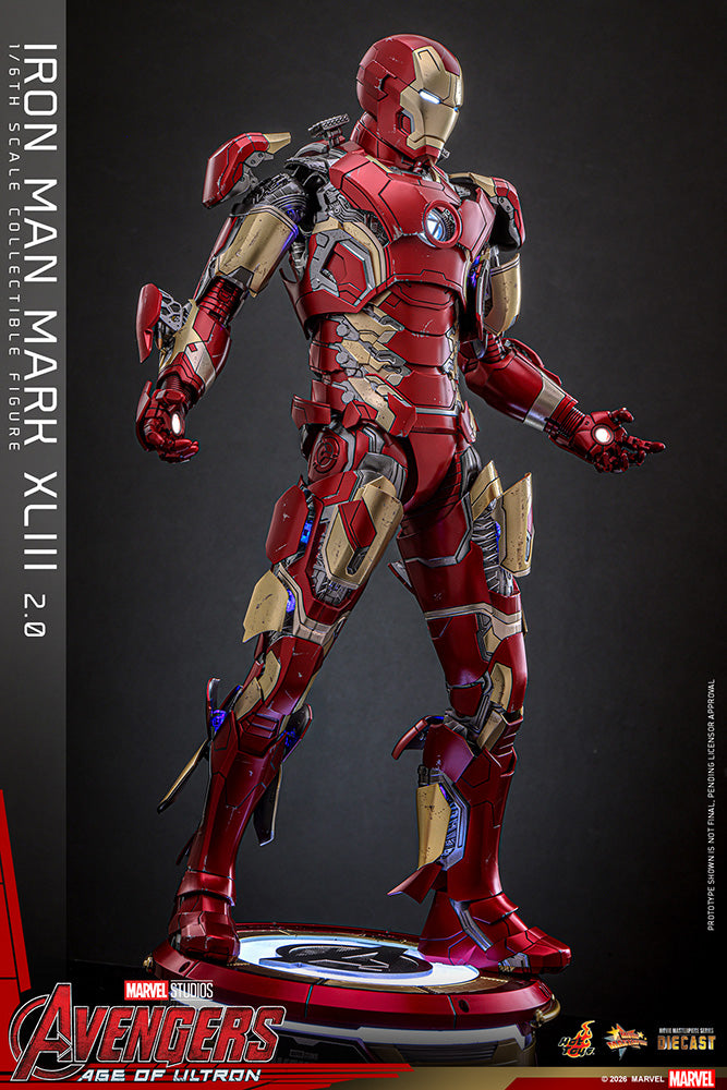 ムービー・マスターピース DIECAST アイアンマン・マーク43（2.0版） 1/6スケール
