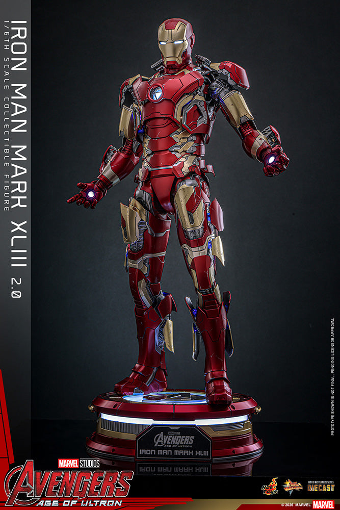 ムービー・マスターピース DIECAST アイアンマン・マーク43（2.0版） 1/6スケール