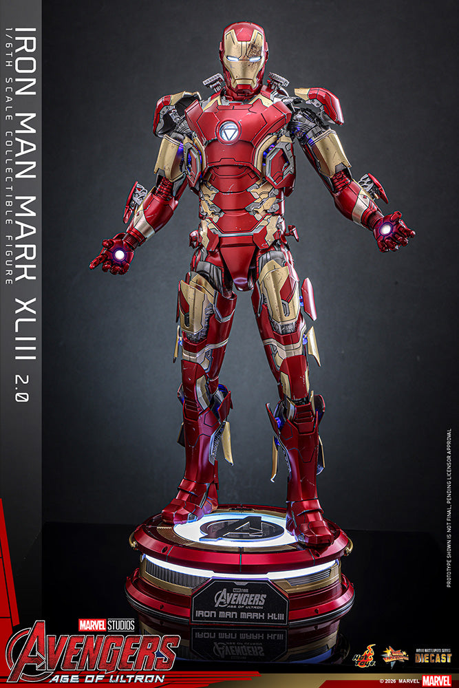 ムービー・マスターピース DIECAST アイアンマン・マーク43（2.0版） 1/6スケール