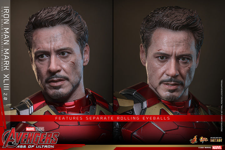 ムービー・マスターピース DIECAST アイアンマン・マーク43（2.0版） 1/6スケール