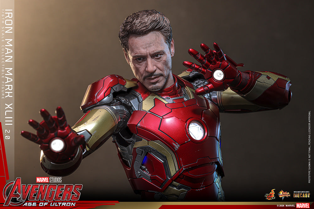ムービー・マスターピース DIECAST アイアンマン・マーク43（2.0版） 1/6スケール