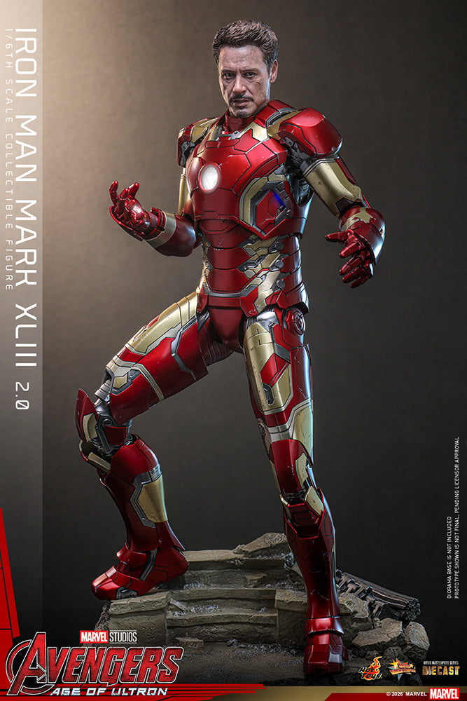 ムービー・マスターピース DIECAST アイアンマン・マーク43（2.0版） 1/6スケール