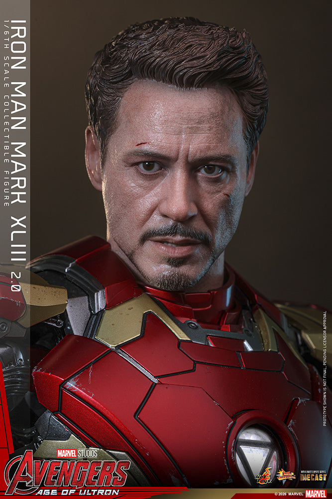 ムービー・マスターピース DIECAST アイアンマン・マーク43（2.0版） 1/6スケール