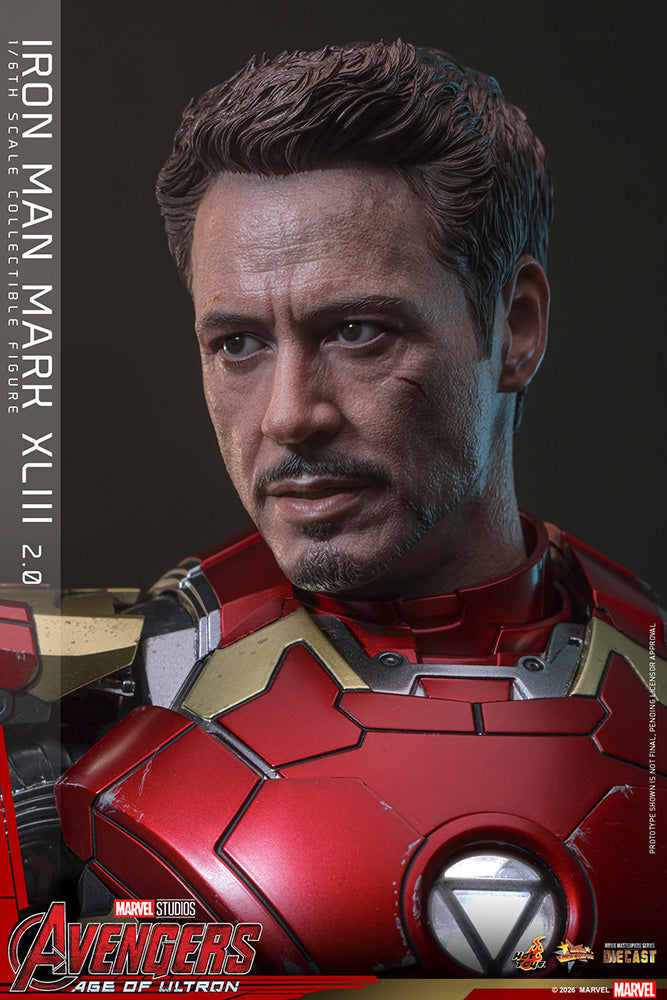 ムービー・マスターピース DIECAST アイアンマン・マーク43（2.0版） 1/6スケール