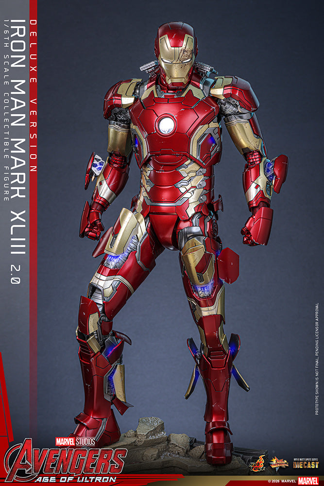 ムービー・マスターピース DIECAST アイアンマン・マーク43（2.0／デラックス版） 1/6スケール