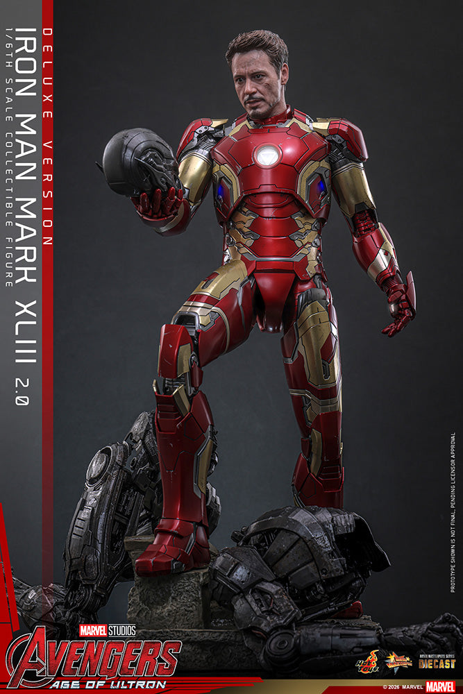 ムービー・マスターピース DIECAST アイアンマン・マーク43（2.0／デラックス版） 1/6スケール
