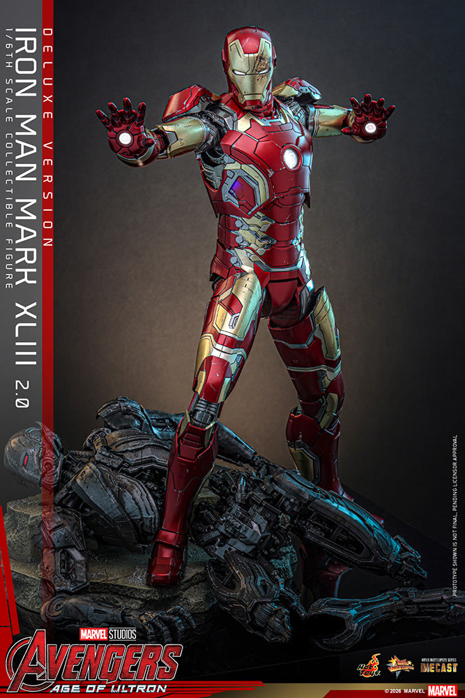 ムービー・マスターピース DIECAST アイアンマン・マーク43（2.0／デラックス版） 1/6スケール