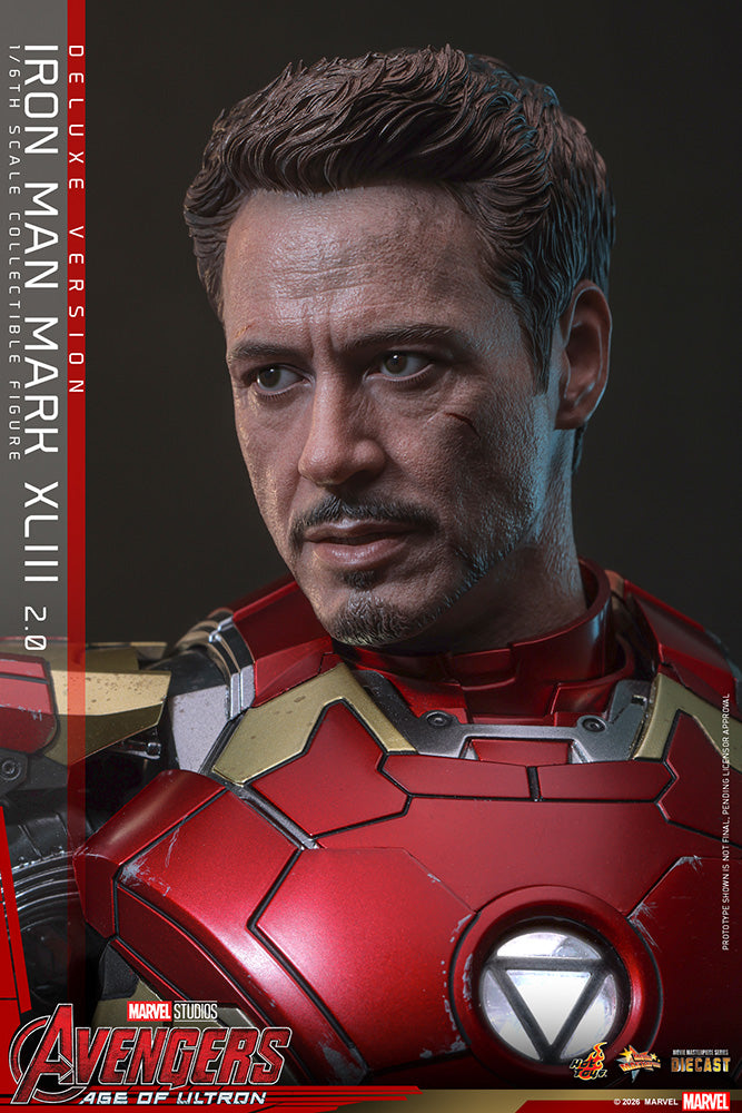 ムービー・マスターピース DIECAST アイアンマン・マーク43（2.0／デラックス版） 1/6スケール