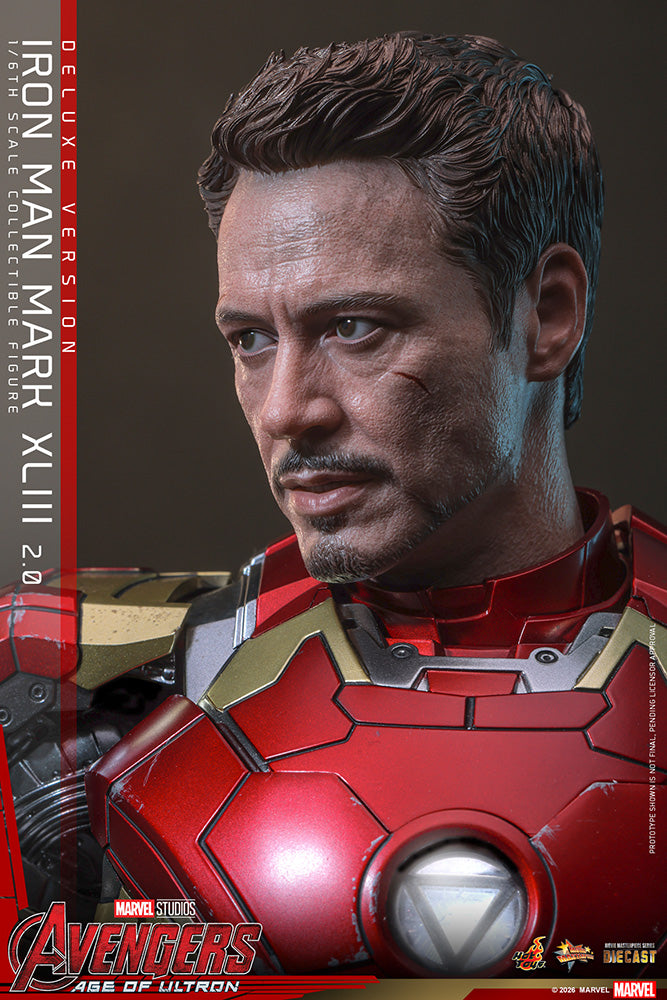 ムービー・マスターピース DIECAST アイアンマン・マーク43（2.0／デラックス版） 1/6スケール