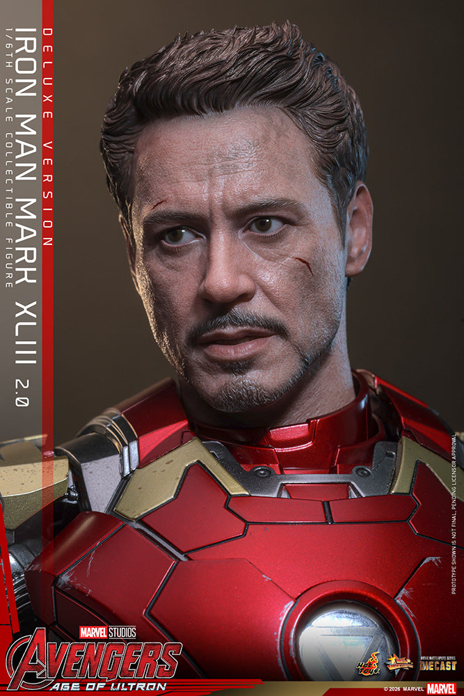 ムービー・マスターピース DIECAST アイアンマン・マーク43（2.0／デラックス版） 1/6スケール