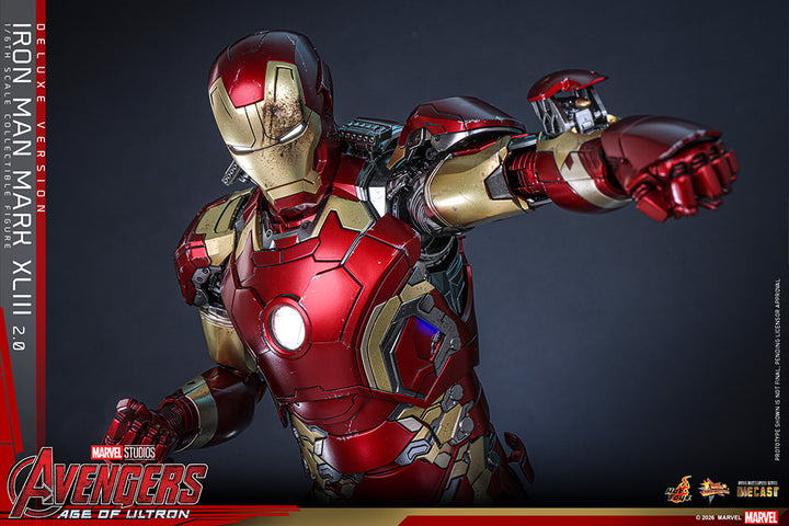 ムービー・マスターピース DIECAST アイアンマン・マーク43（2.0／デラックス版） 1/6スケール