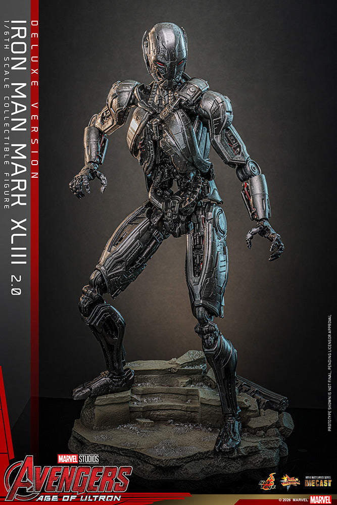 ムービー・マスターピース DIECAST アイアンマン・マーク43（2.0／デラックス版） 1/6スケール