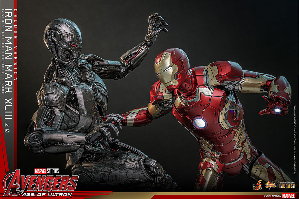 ムービー・マスターピース DIECAST アイアンマン・マーク43（2.0／デラックス版） 1/6スケール