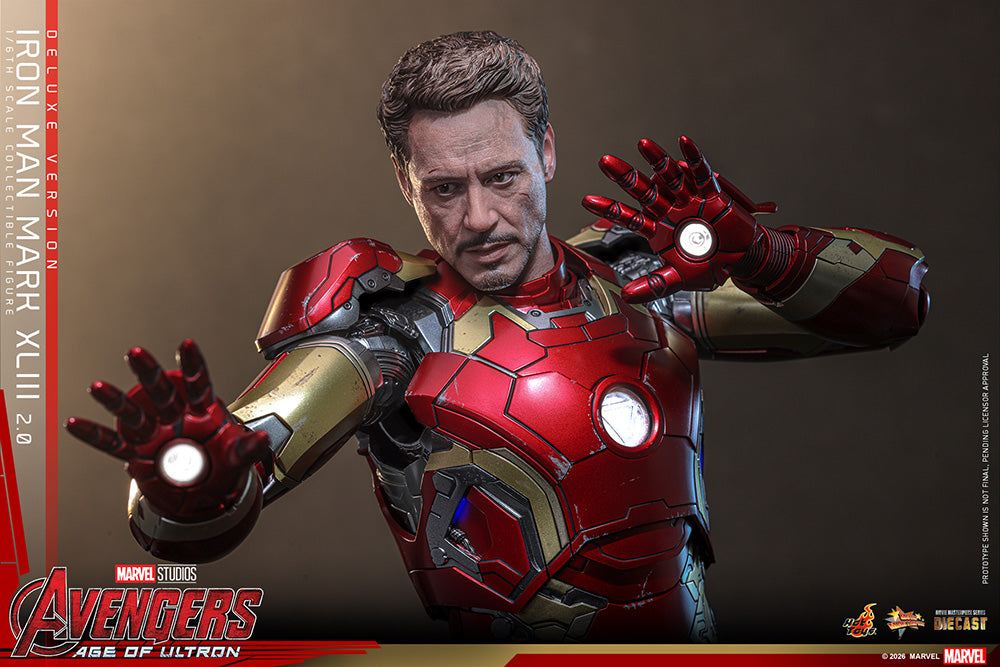 ムービー・マスターピース DIECAST アイアンマン・マーク43（2.0／デラックス版） 1/6スケール